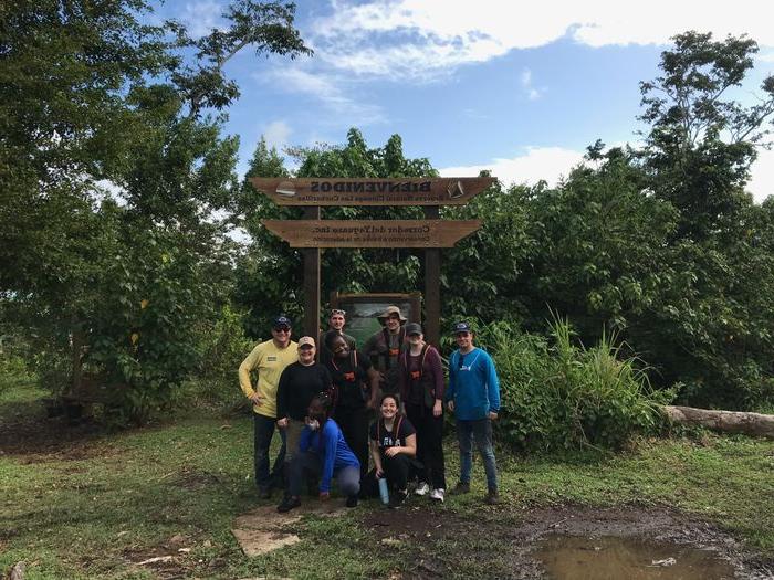 Penn State Brandywine students in Puerto Rico. 